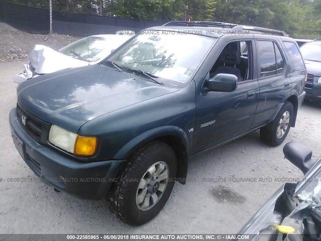 4S6CM58W6X4426479 - 1999 HONDA PASSPORT EX/LX 绿色 照片 2