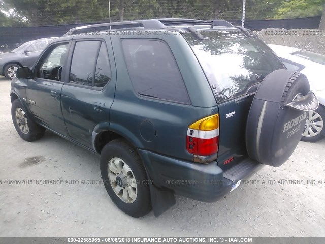 4S6CM58W6X4426479 - 1999 HONDA PASSPORT EX/LX 绿色 照片 3