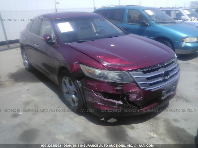 5J6TF1H58AL004678 - 2010 HONDA ACCORD CROSSTOUR EXL RED photo 1