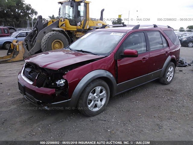 1FMDK05107GA34241 - 2007 FORD FREESTYLE SEL RED photo 2