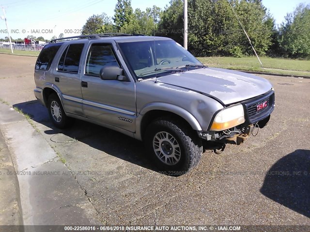 1GKDT13W912136183 - 2001 GMC JIMMY GRAY photo 1