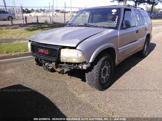 1GKDT13W912136183 - 2001 GMC JIMMY GRAY photo 6