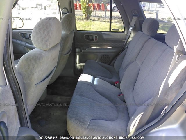 1GKDT13W912136183 - 2001 GMC JIMMY GRAY photo 8