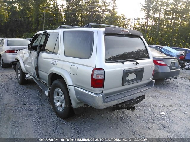 JT3HN86R5Y0314302 - 2000 TOYOTA 4RUNNER SR5 SILVER photo 3