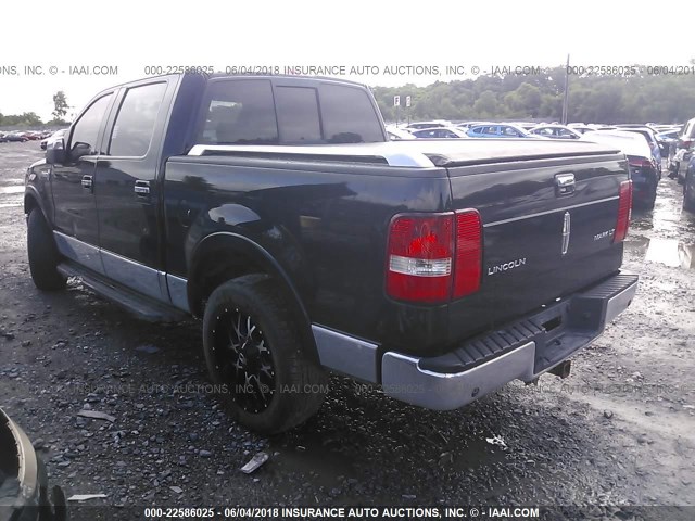 5LTPW18536FJ00812 - 2006 LINCOLN MARK LT BLACK photo 3