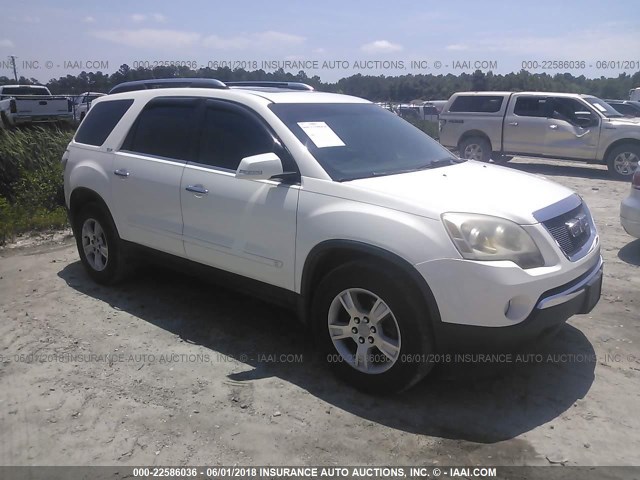 1GKER23D79J117835 - 2009 GMC ACADIA SLT-1 Білий фото 1