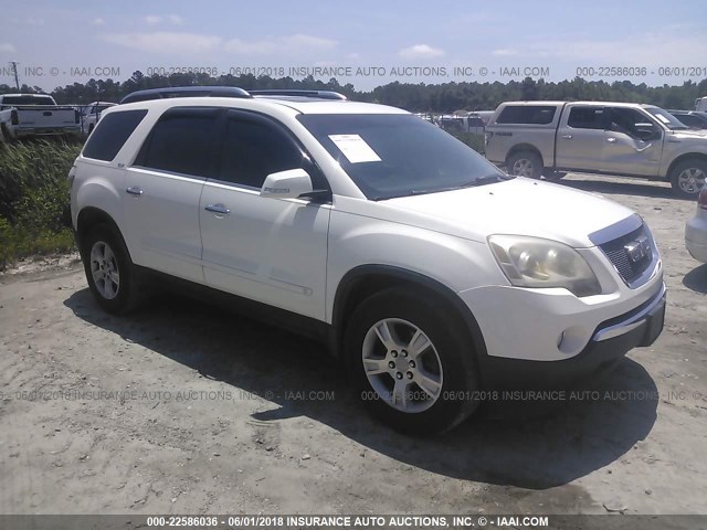 1GKER23D79J117835 - 2009 GMC ACADIA SLT-1 WHITE photo 1