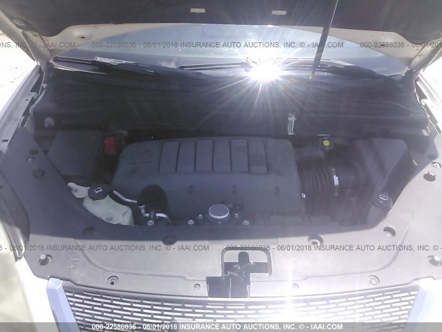 1GKER23D79J117835 - 2009 GMC ACADIA SLT-1 Білий фото 10