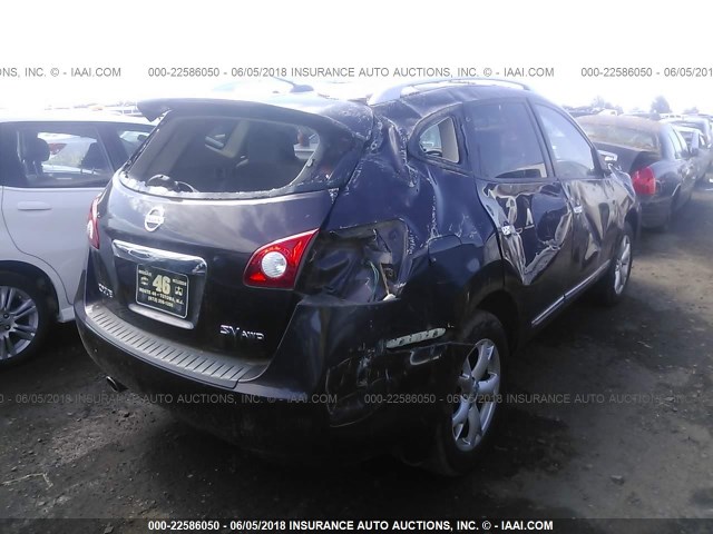 JN8AS5MVXBW289216 - 2011 NISSAN ROGUE S/SV/KROM BROWN photo 4