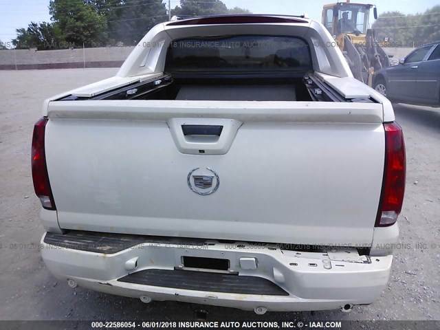 3GYFK62877G265363 - 2007 CADILLAC ESCALADE EXT WHITE photo 6