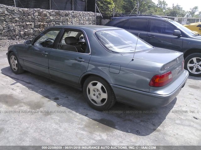 JH4KA7688SC010108 - 1995 ACURA LEGEND GS GREEN photo 3