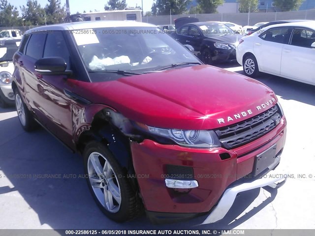 SALVT2BG2DH837514 - 2013 LAND ROVER RANGE ROVER EVOQU DYNAMIC PREMIUM RED photo 1