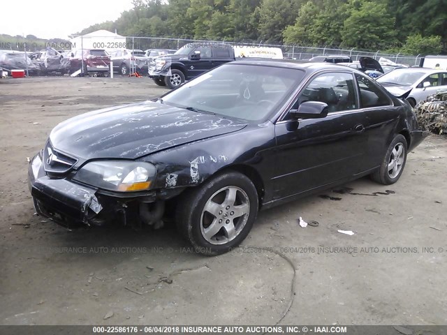 19UYA42573A013635 - 2003 ACURA 3.2CL BLACK photo 2