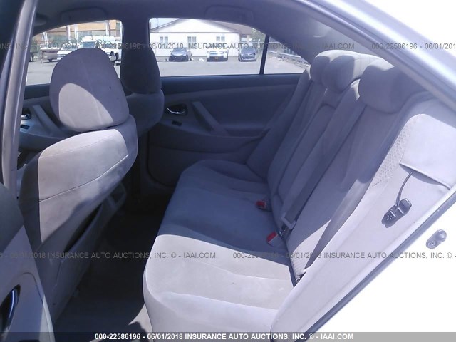 4T1BE46K09U814645 - 2009 TOYOTA CAMRY SE/LE/XLE WHITE photo 8