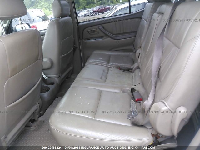 5TDBT48A21S025033 - 2001 TOYOTA SEQUOIA LIMITED WHITE photo 8