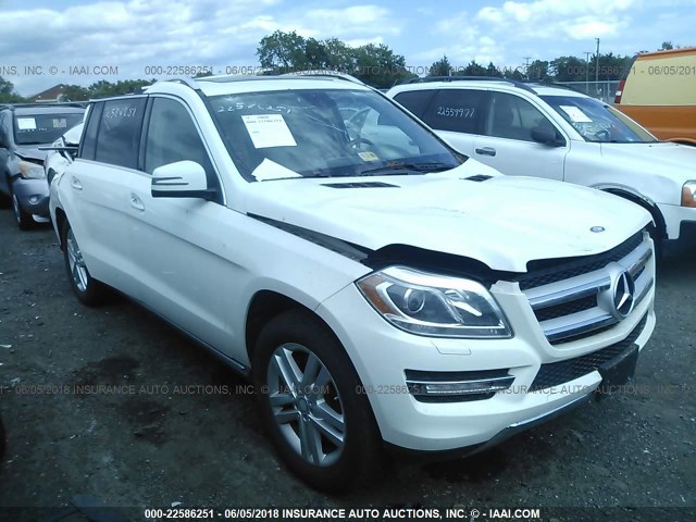 4JGDF7CE8DA112637 - 2013 MERCEDES-BENZ GL 450 4MATIC WHITE photo 1