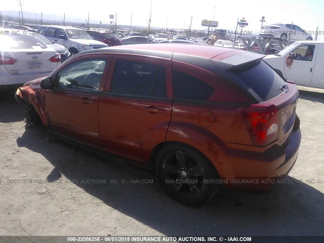 1B3CB4HA5AD586699 - 2010 DODGE CALIBER SXT ORANGE photo 3