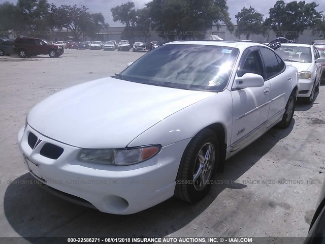 1G2WR5210YF338319 - 2000 PONTIAC GRAND PRIX GTP თეთრი ფოტო 2