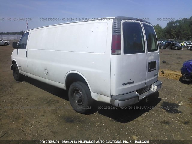 1GCGG29R7Y1199237 - 2000 CHEVROLET EXPRESS G2500  WHITE photo 3