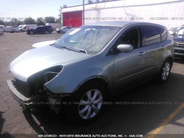 4S4WX82C564420796 - 2006 SUBARU B9 TRIBECA 3.0 H6/3.0 H6 LIMITED GREEN photo 2