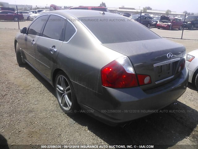 JNKBY01E56M205728 - 2006 INFINITI M45 SPORT GRAY photo 3