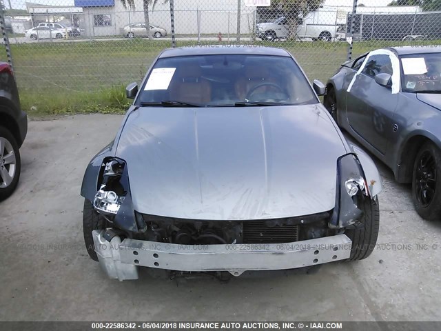 JN1AZ34D93T109958 - 2003 NISSAN 350Z COUPE SILVER photo 6