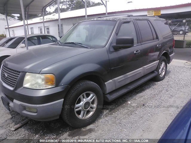 1FMPU15L63LA61847 - 2003 FORD EXPEDITION XLT GRAY photo 2