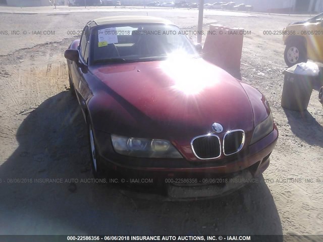 4USCH934XYLG03358 - 2000 BMW Z3 2.3 RED photo 6