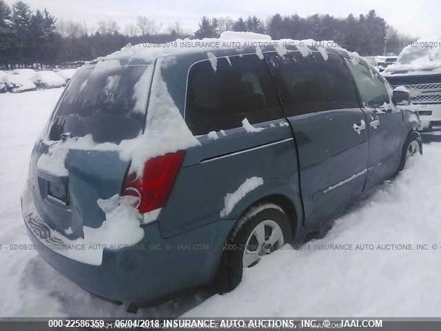 5N1BV28U18N115049 - 2008 NISSAN QUEST S/SE/SL BLUE photo 4