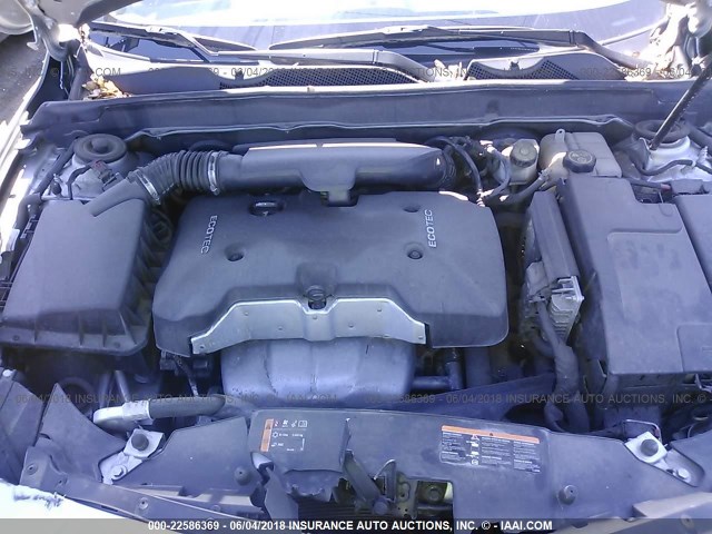 1G11C5SL8EF253192 - 2014 CHEVROLET MALIBU 1LT SILVER photo 10