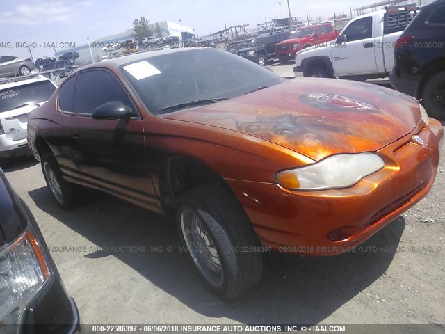 2G1WW12E859217146 - 2005 CHEVROLET MONTE CARLO LS 橙色 照片 1