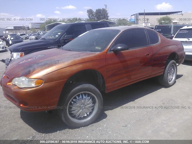 2G1WW12E859217146 - 2005 CHEVROLET MONTE CARLO LS 橙色 照片 2