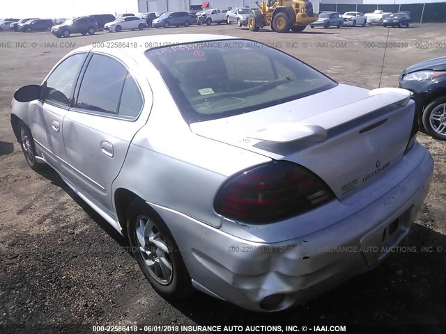 1G2NF52E34C235446 - 2004 PONTIAC GRAND AM SE1 SILVER photo 3