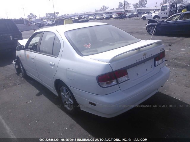 JNKCP11A3YT312490 - 2000 INFINITI G20 WHITE photo 3