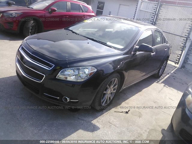 1G1ZE5E18BF391690 - 2011 CHEVROLET MALIBU LTZ 黑色 照片 2