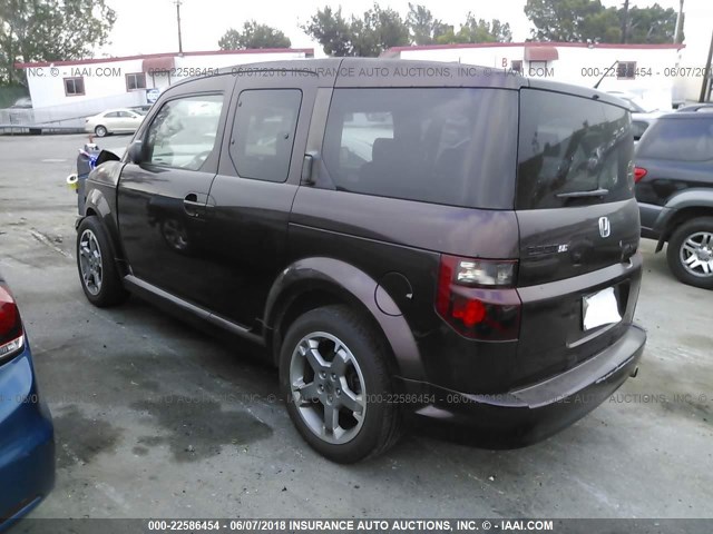 5J6YH18928L007055 - 2008 HONDA ELEMENT SC PURPLE photo 3