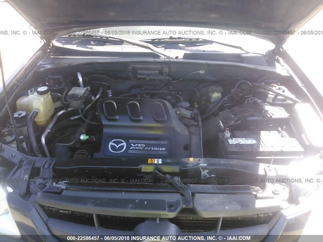 4F2CZ96154KM11170 - 2004 MAZDA TRIBUTE ES 蓝色 照片 10