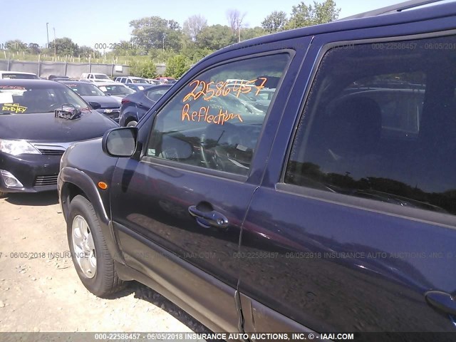 4F2CZ96154KM11170 - 2004 MAZDA TRIBUTE ES 蓝色 照片 6