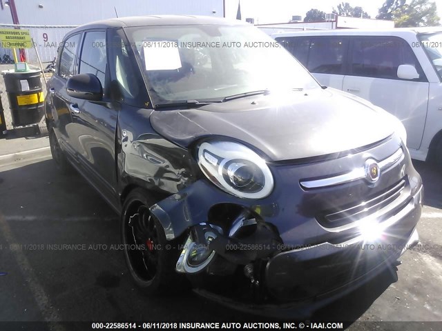 ZFBCFAAH6EZ009457 - 2014 FIAT 500L POP GRAY photo 1