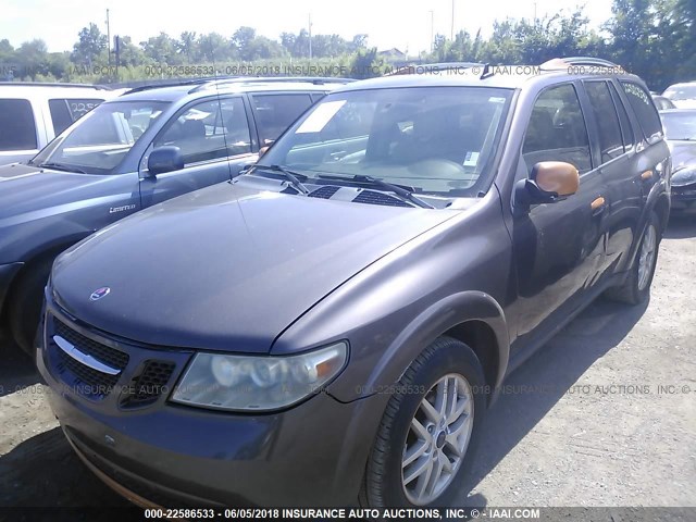 5S3ET13S782803463 - 2008 SAAB 9-7X 4.2I GRAY photo 2