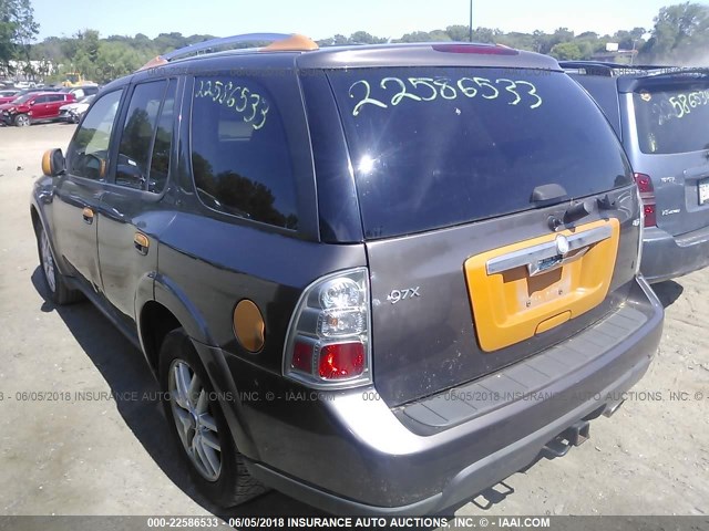 5S3ET13S782803463 - 2008 SAAB 9-7X 4.2I GRAY photo 3