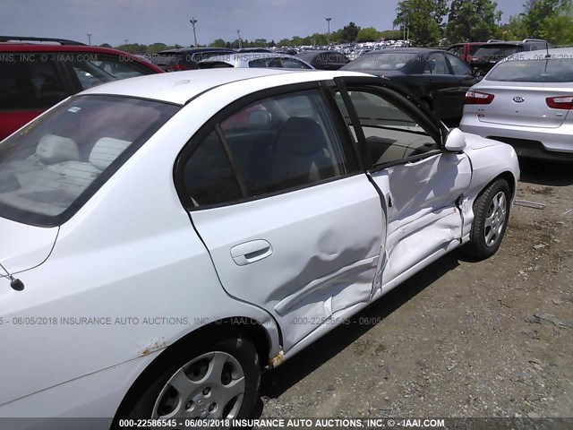 KMHDN45D92U371350 - 2002 HYUNDAI ELANTRA GLS/GT WHITE photo 6