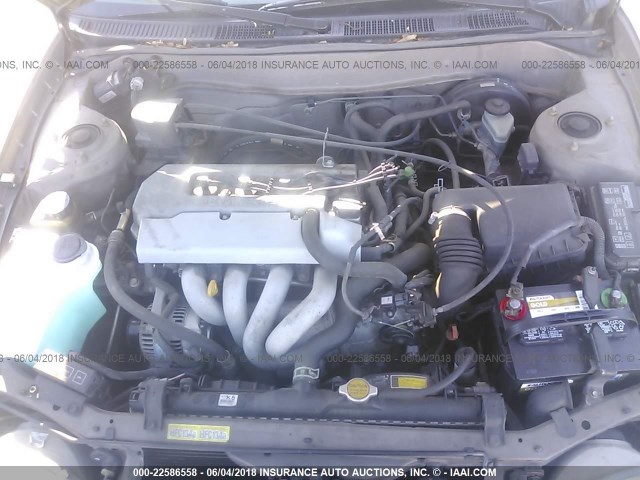 1NXBR12E8XZ252378 - 1999 TOYOTA COROLLA VE/CE/LE 金色 照片 10