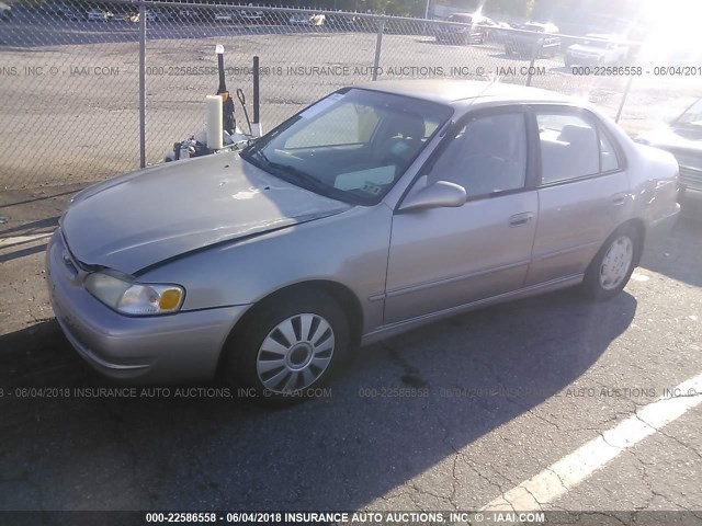 1NXBR12E8XZ252378 - 1999 TOYOTA COROLLA VE/CE/LE 金色 照片 2