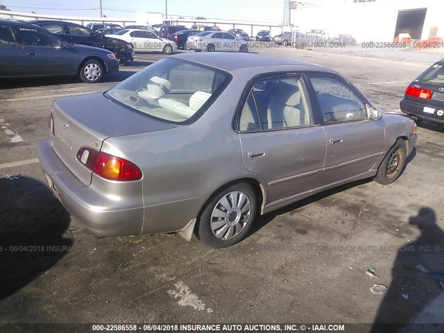 1NXBR12E8XZ252378 - 1999 TOYOTA COROLLA VE/CE/LE 金色 照片 4