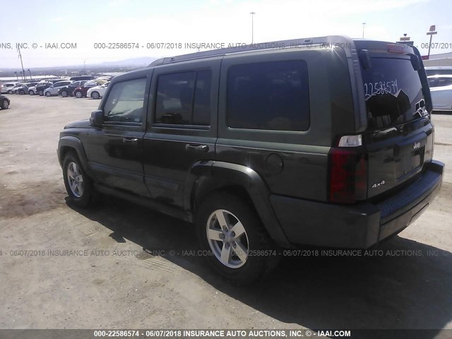 1J8HG48K88C173179 - 2008 JEEP COMMANDER SPORT მწვანე ფოტო 3