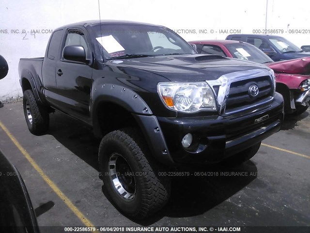 5TEUU42N15Z109144 - 2005 TOYOTA TACOMA ACCESS CAB Schwarz Foto 1