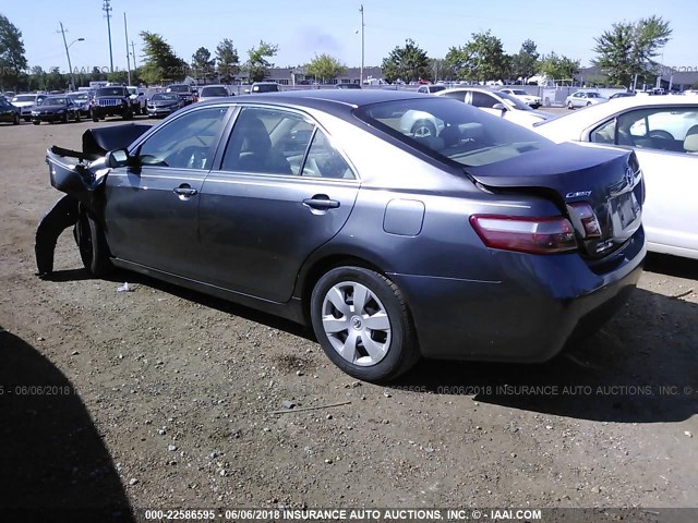 4T1BE46K38U740944 - 2008 TOYOTA CAMRY CE/LE/XLE/SE GRAY photo 3