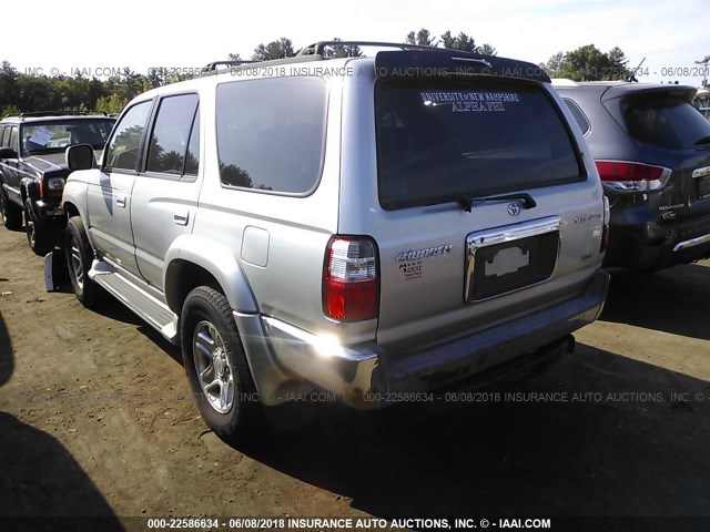 JT3HN86R920371285 - 2002 TOYOTA 4RUNNER SR5 SILVER photo 3