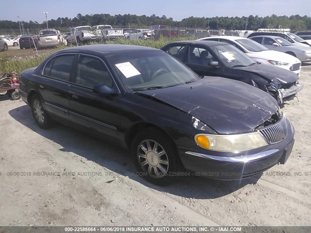 1LNHM97V1XY634275 - 1999 LINCOLN CONTINENTAL  Ciemnoniebieski zdjęcie 1